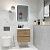 Мебель для ванной комнаты подвесная Art&Max FAMILY-M 50 см Дуб Харбор золотой