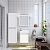 Мебель для ванной комнаты с одной распашной дверцей Art&Max FAMILY 40 см Bianco Lucido
