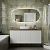 Зеркало с подсветкой ART&MAX BARI AM-Bar-700-1500-DS-F-White