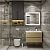 Мебель для ванной комнаты подвесная Art&Max TECHNO 90 см Дуб мадейра янтарь