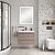 Мебель для ванной комнаты подвесная Art&Max PLATINO 75 см Капучино матовый